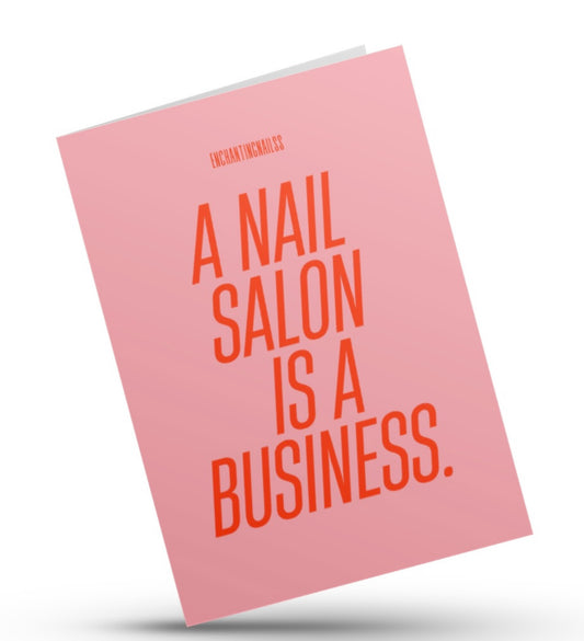 A nail salon is a business